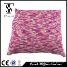 Gradients color acrylic fabric mixed metal soft cushion pillow